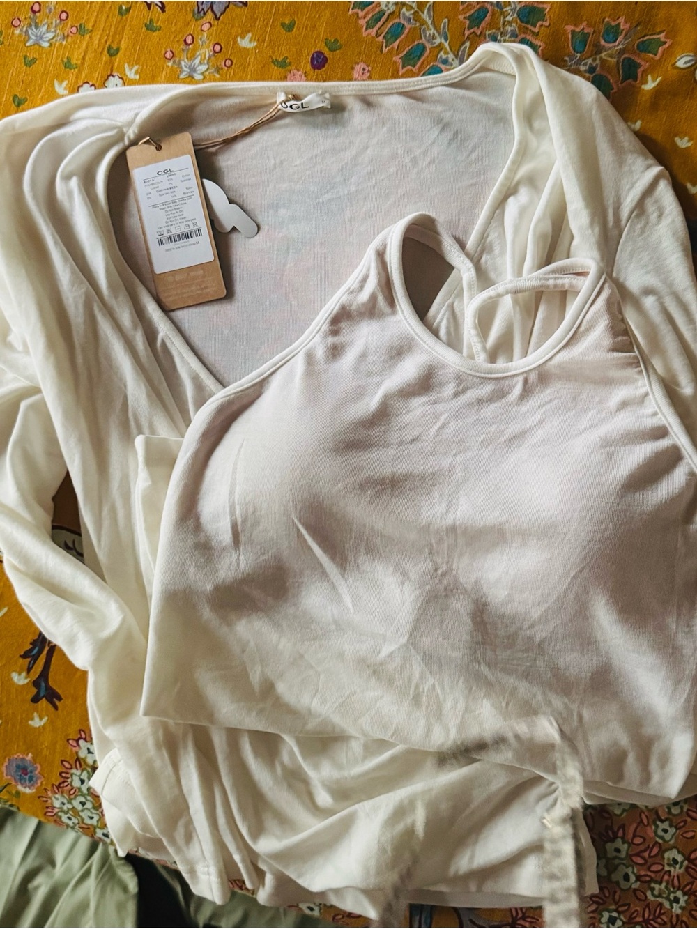 OGL 2 pc tank and surplice top NWT - Picture 3 of 4